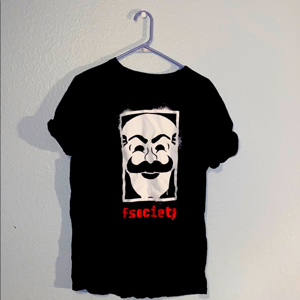 f-society mr. robot tee